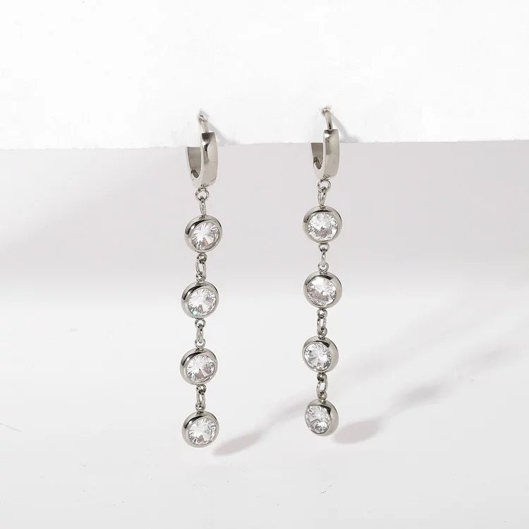 Diamond Drop Earrings