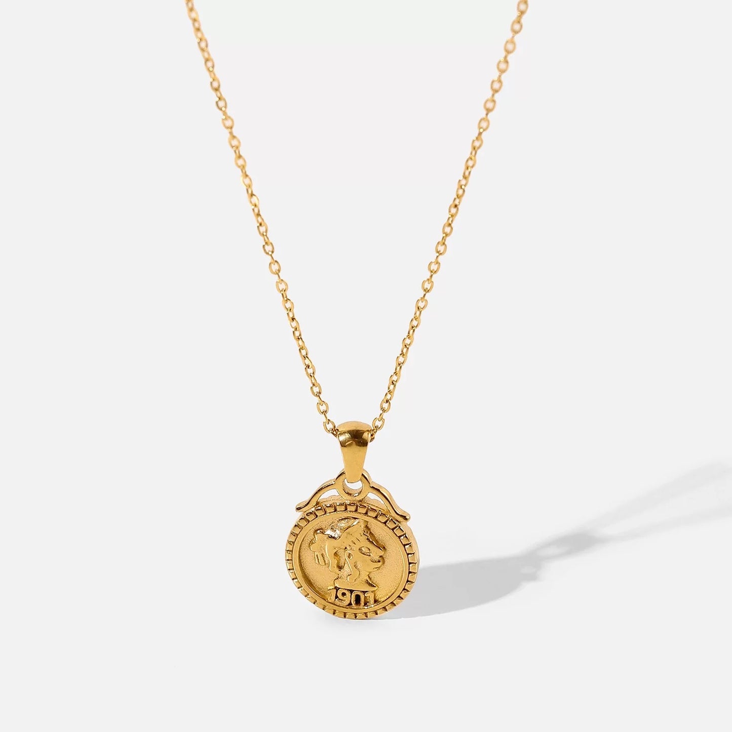 Queen Elizabeth Head Coin Pendent